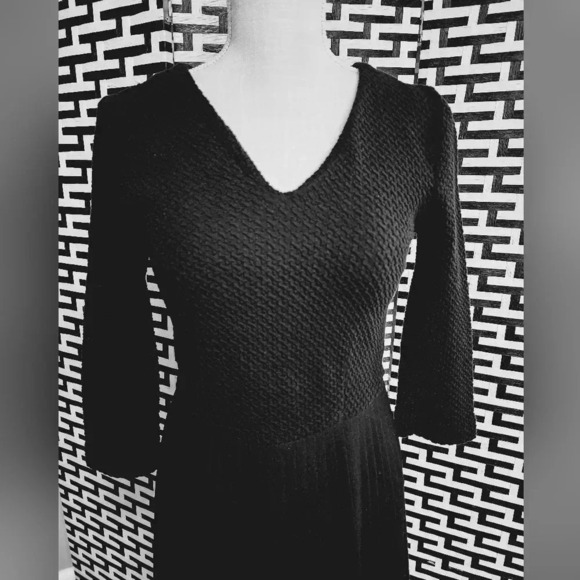 Ganni Fulton Pleated Black Dress Size XS - Picture 5 of 15